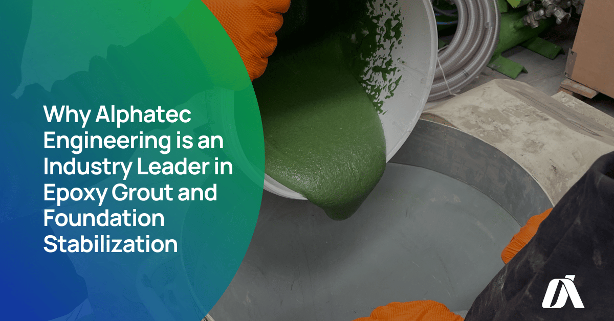 Epoxy grout and foundation stabilisation