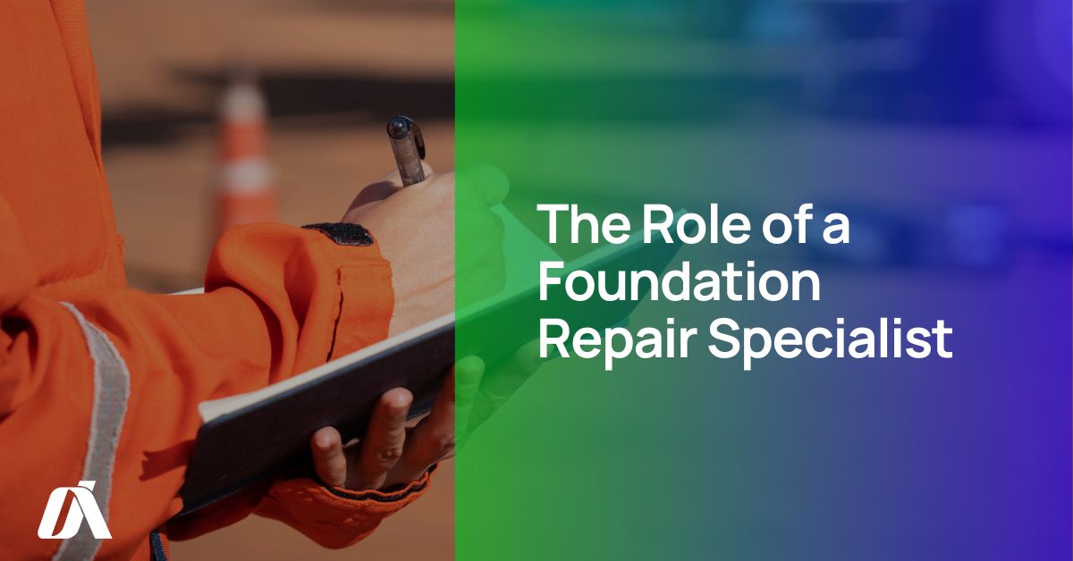 Foundation Repair Specialist at work